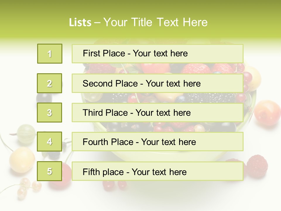Snack Appetising Ingredient PowerPoint Template