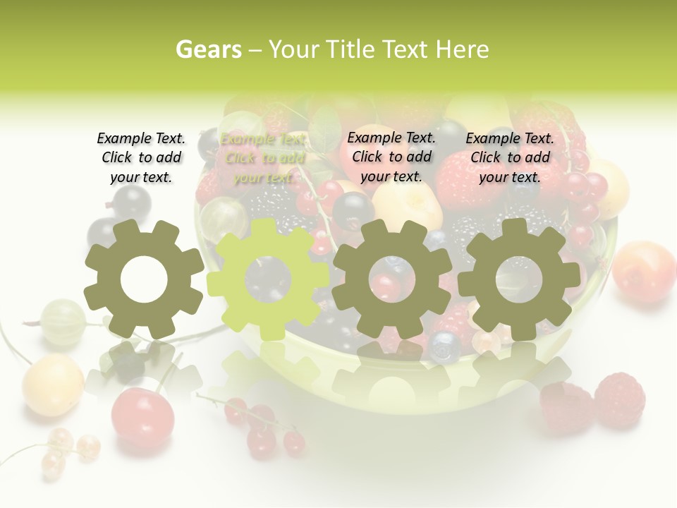 Snack Appetising Ingredient PowerPoint Template