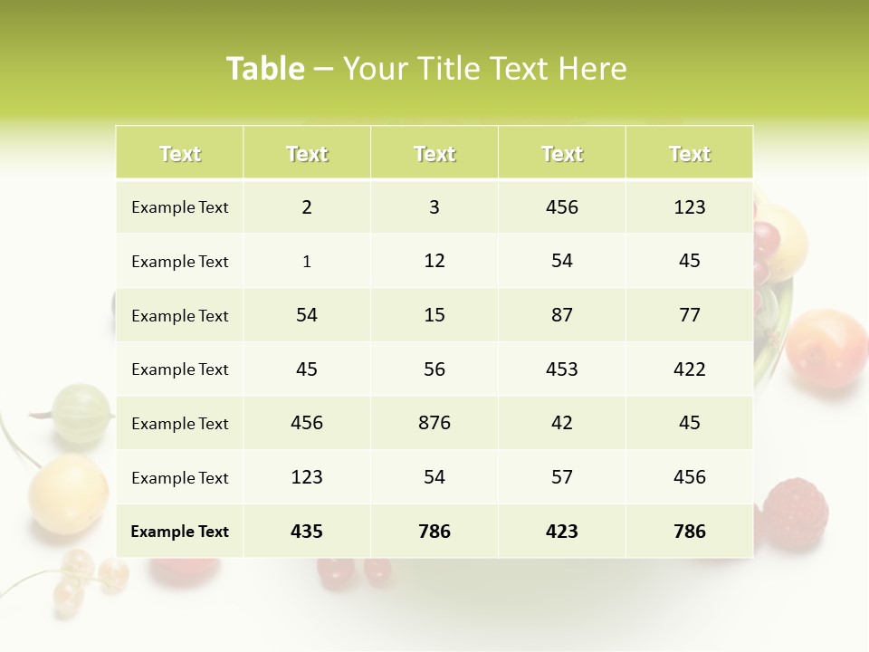 Snack Appetising Ingredient PowerPoint Template