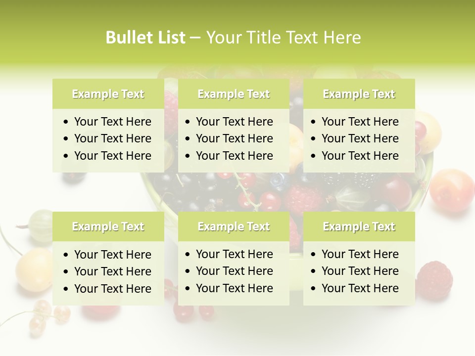 Snack Appetising Ingredient PowerPoint Template