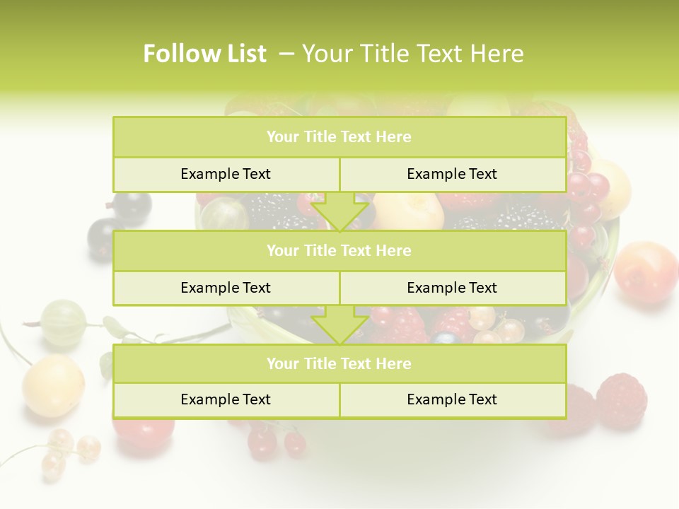 Snack Appetising Ingredient PowerPoint Template