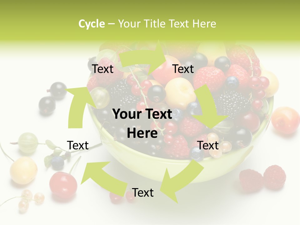 Snack Appetising Ingredient PowerPoint Template