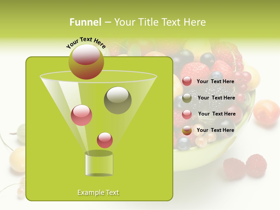 Snack Appetising Ingredient PowerPoint Template