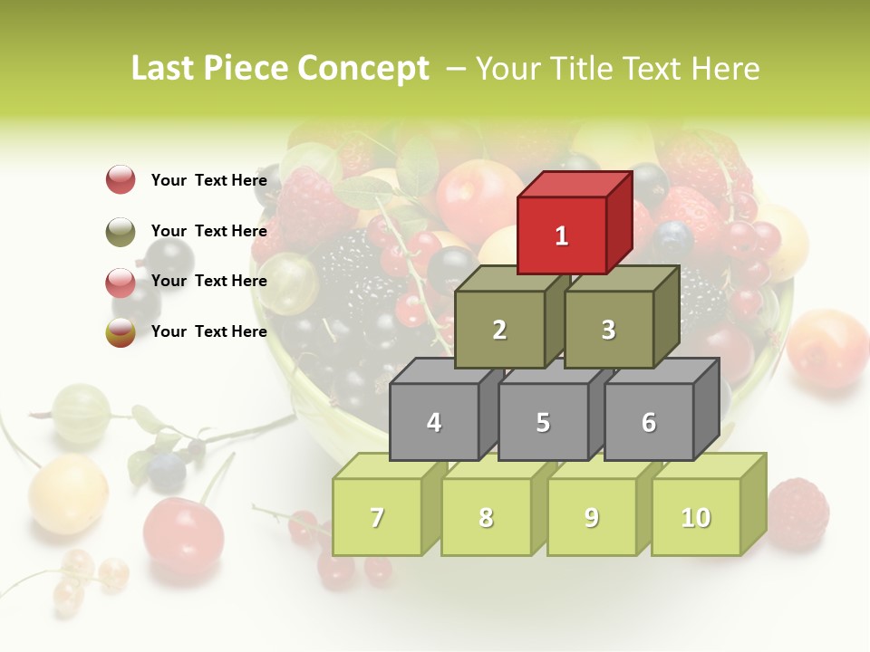 Snack Appetising Ingredient PowerPoint Template