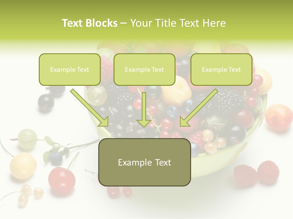 Snack Appetising Ingredient PowerPoint Template