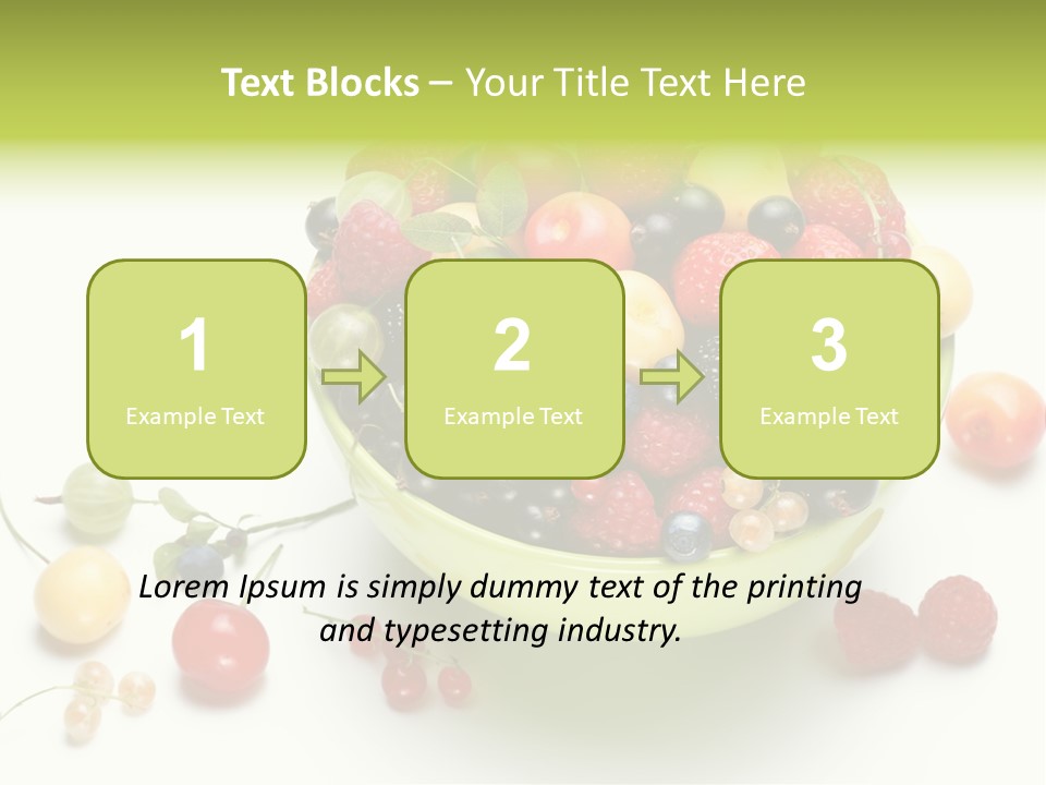 Snack Appetising Ingredient PowerPoint Template