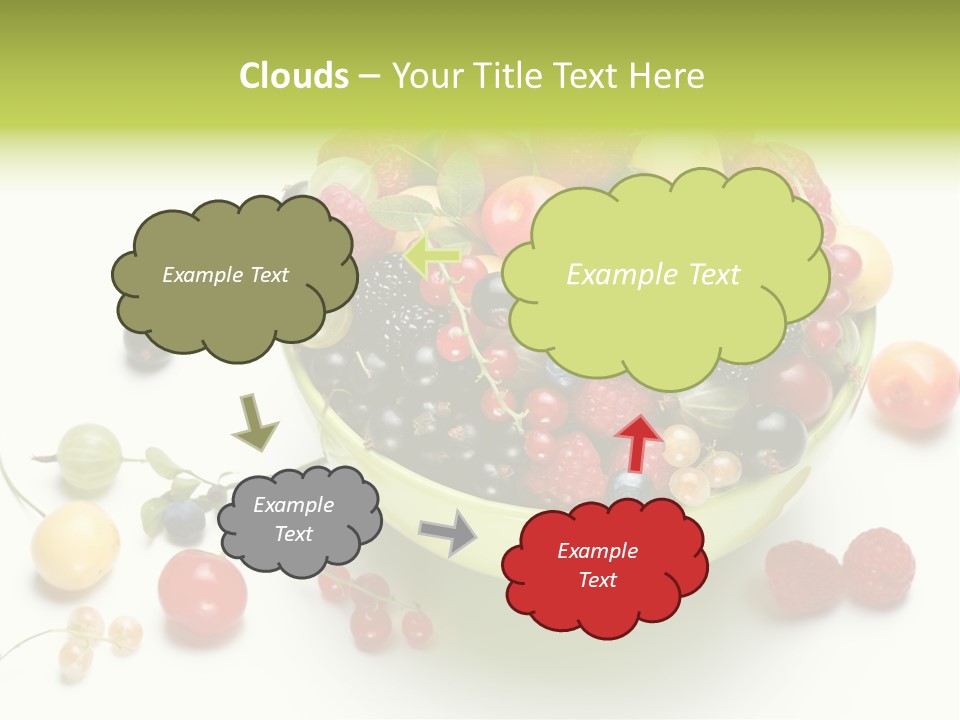 Snack Appetising Ingredient PowerPoint Template