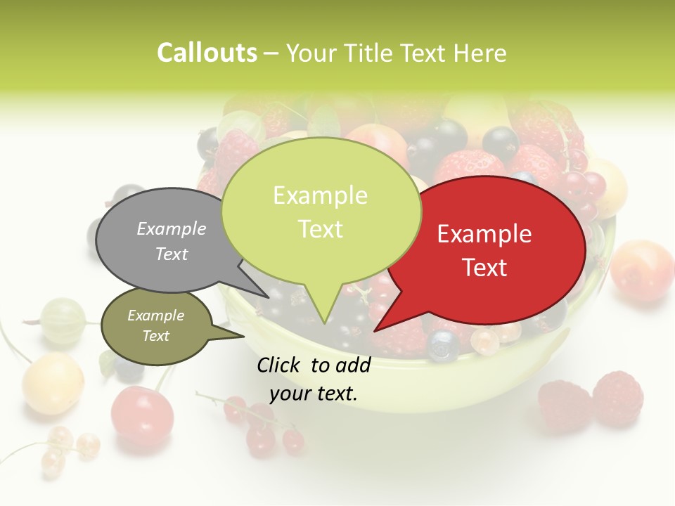 Snack Appetising Ingredient PowerPoint Template