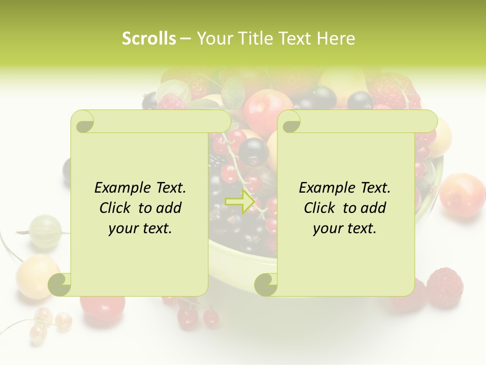 Snack Appetising Ingredient PowerPoint Template