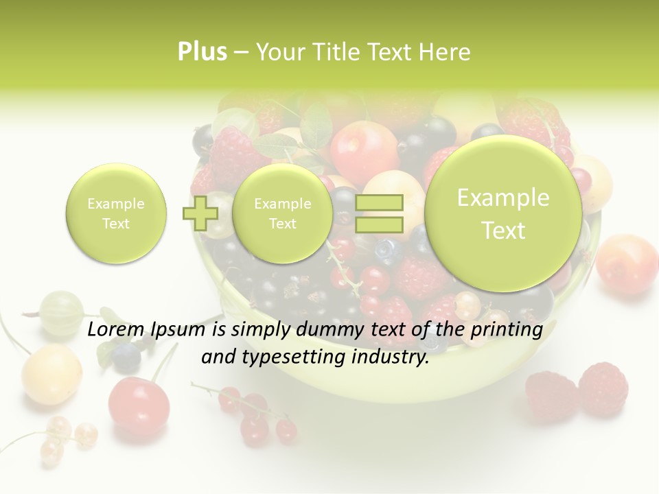 Snack Appetising Ingredient PowerPoint Template