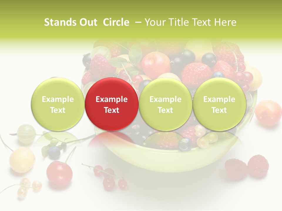 Snack Appetising Ingredient PowerPoint Template