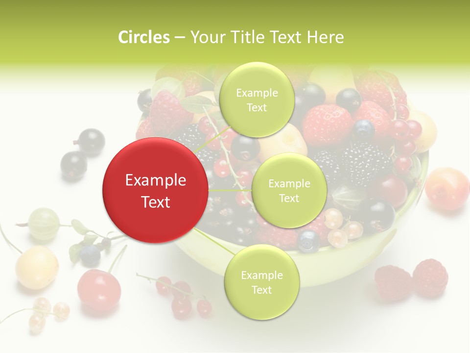 Snack Appetising Ingredient PowerPoint Template