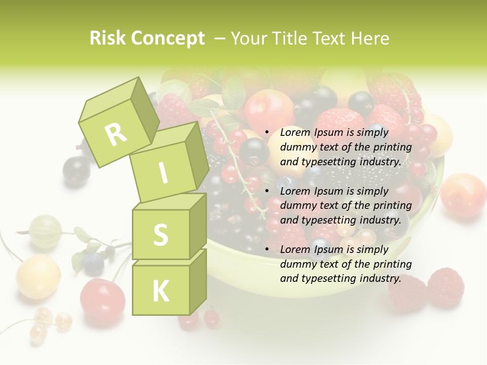 Snack Appetising Ingredient PowerPoint Template