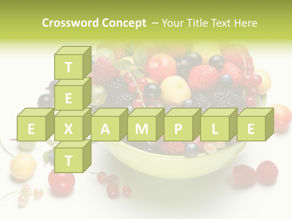 Snack Appetising Ingredient PowerPoint Template