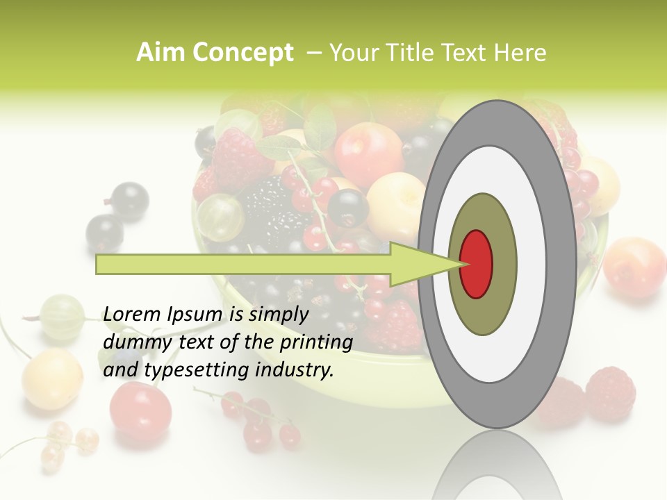 Snack Appetising Ingredient PowerPoint Template