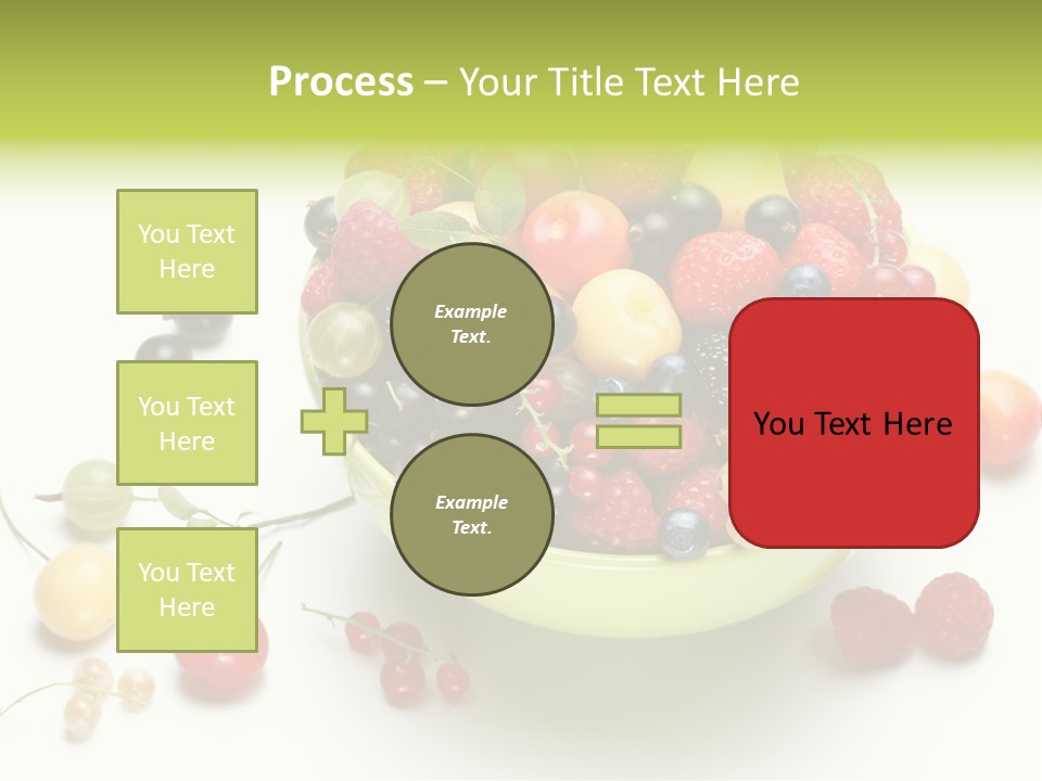 Snack Appetising Ingredient PowerPoint Template