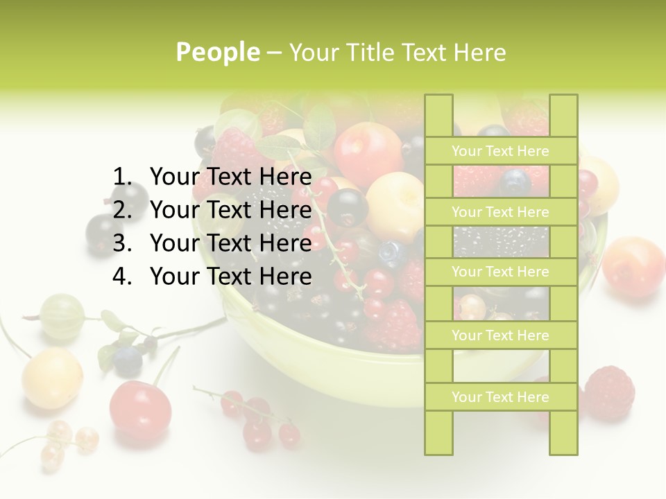 Snack Appetising Ingredient PowerPoint Template