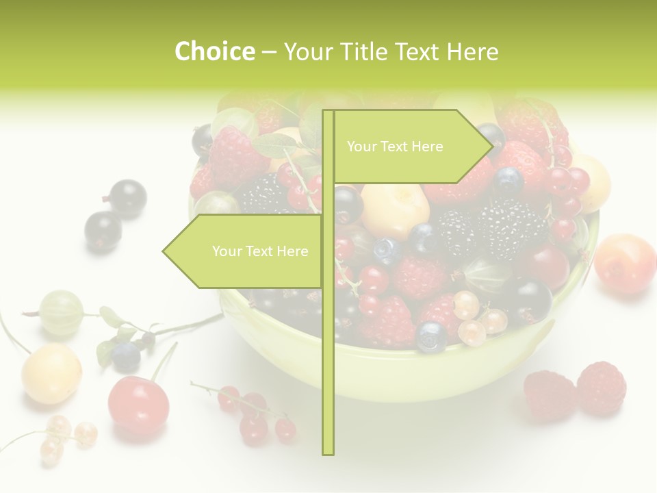 Snack Appetising Ingredient PowerPoint Template