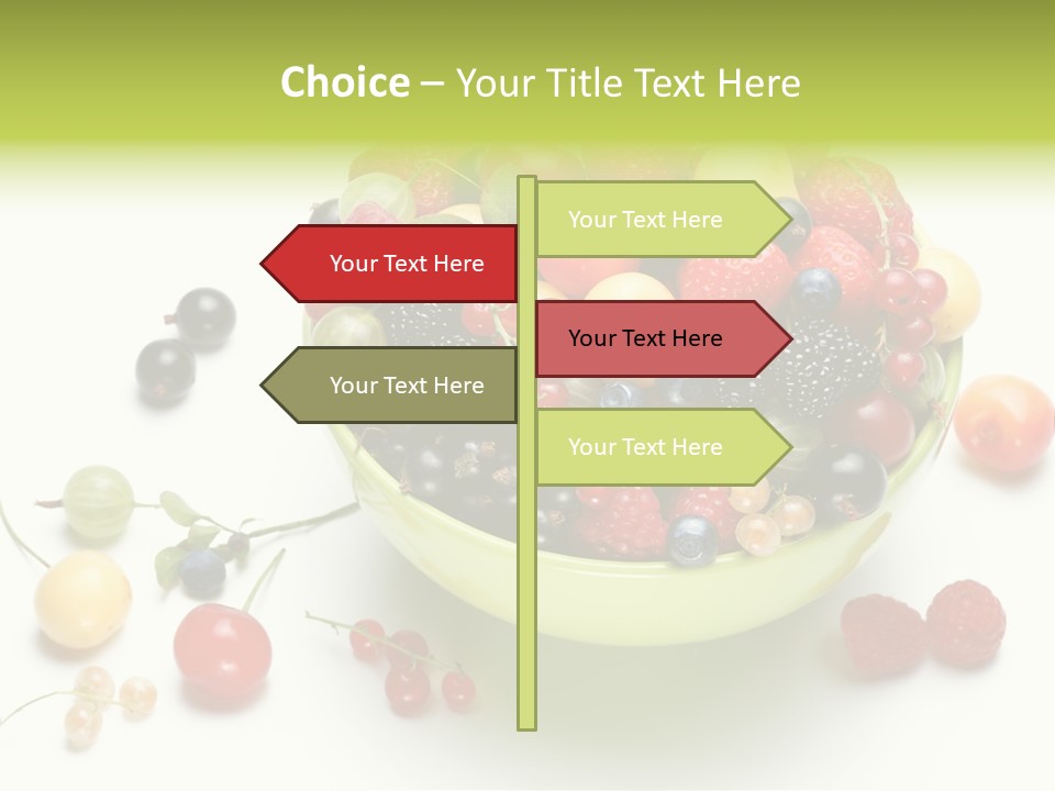 Snack Appetising Ingredient PowerPoint Template