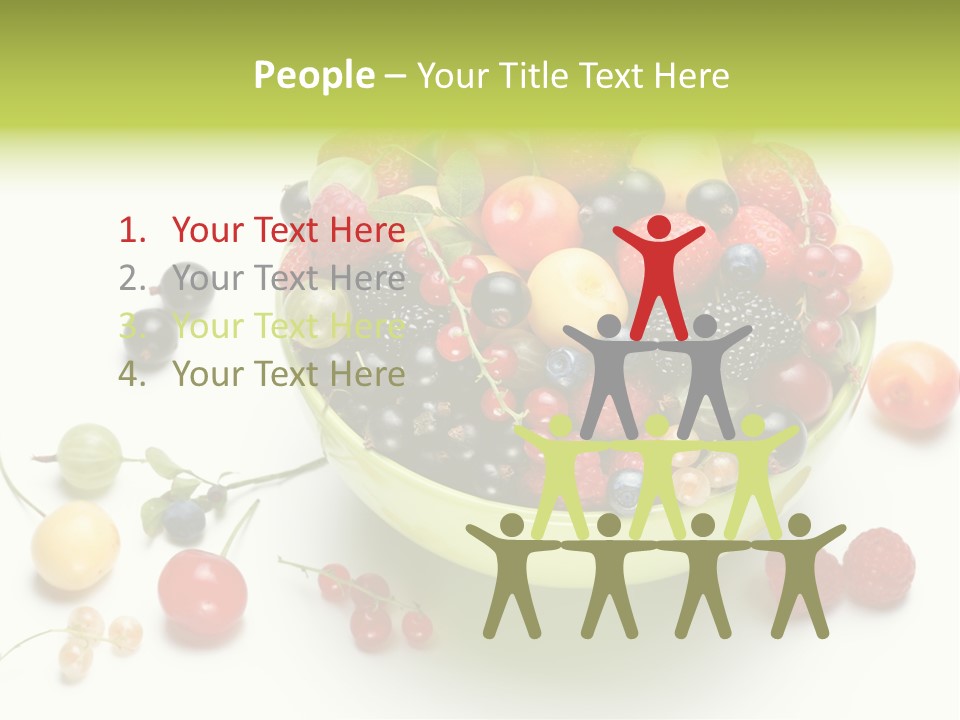 Snack Appetising Ingredient PowerPoint Template