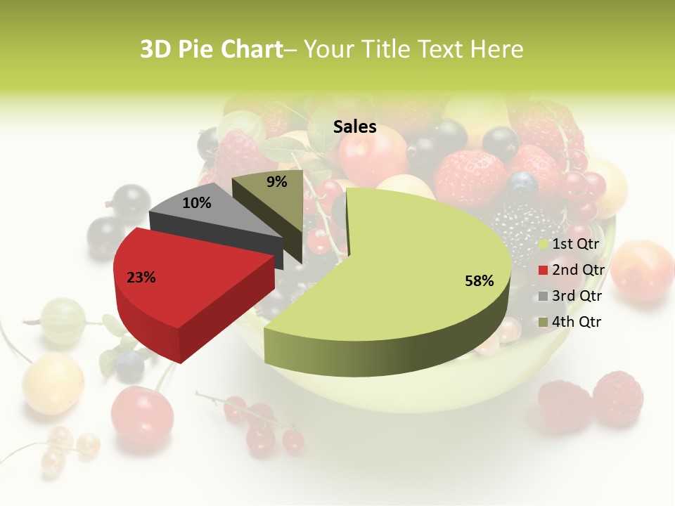 Snack Appetising Ingredient PowerPoint Template