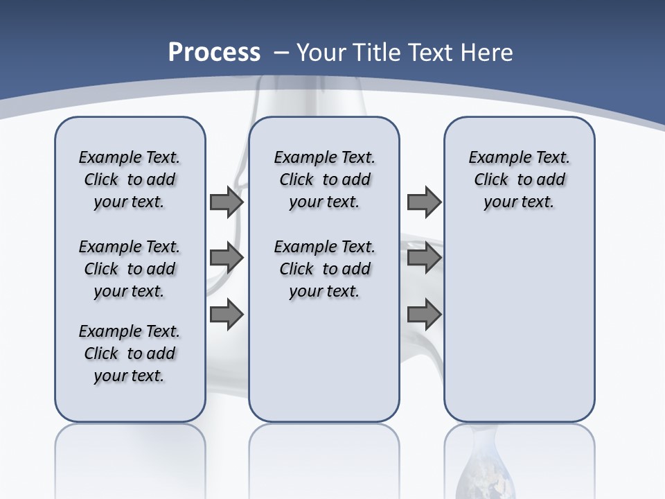 Faucet Drop White Background PowerPoint Template