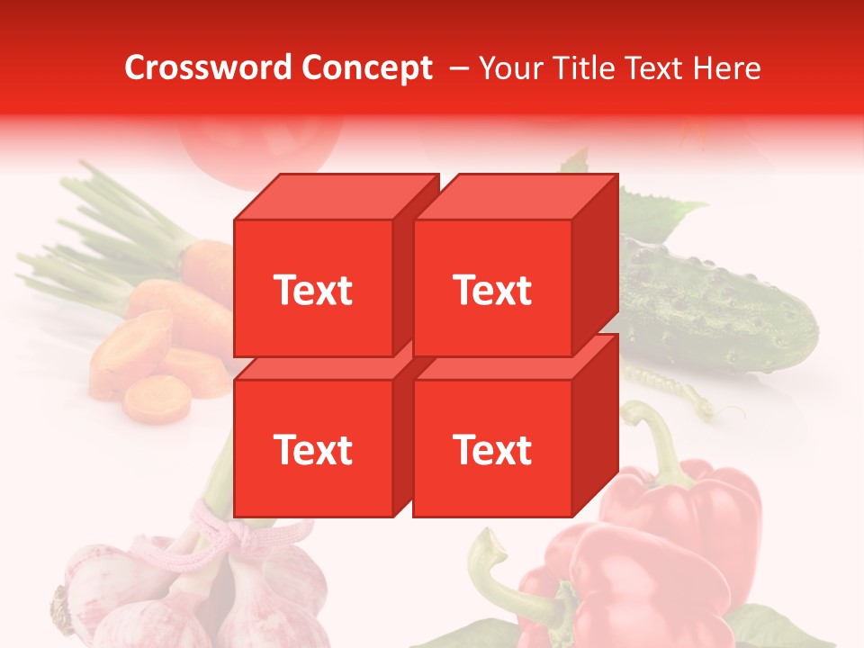 Cucumber Many Ripe PowerPoint Template