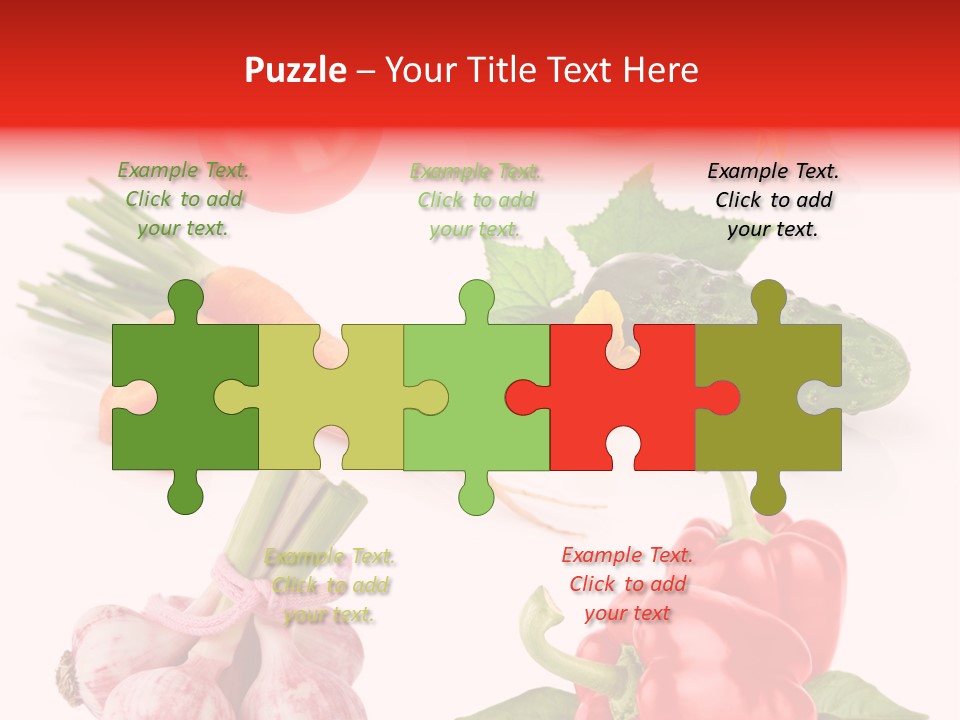 Cucumber Many Ripe PowerPoint Template