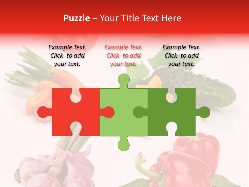 Cucumber Many Ripe PowerPoint Template