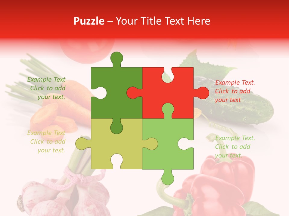 Cucumber Many Ripe PowerPoint Template