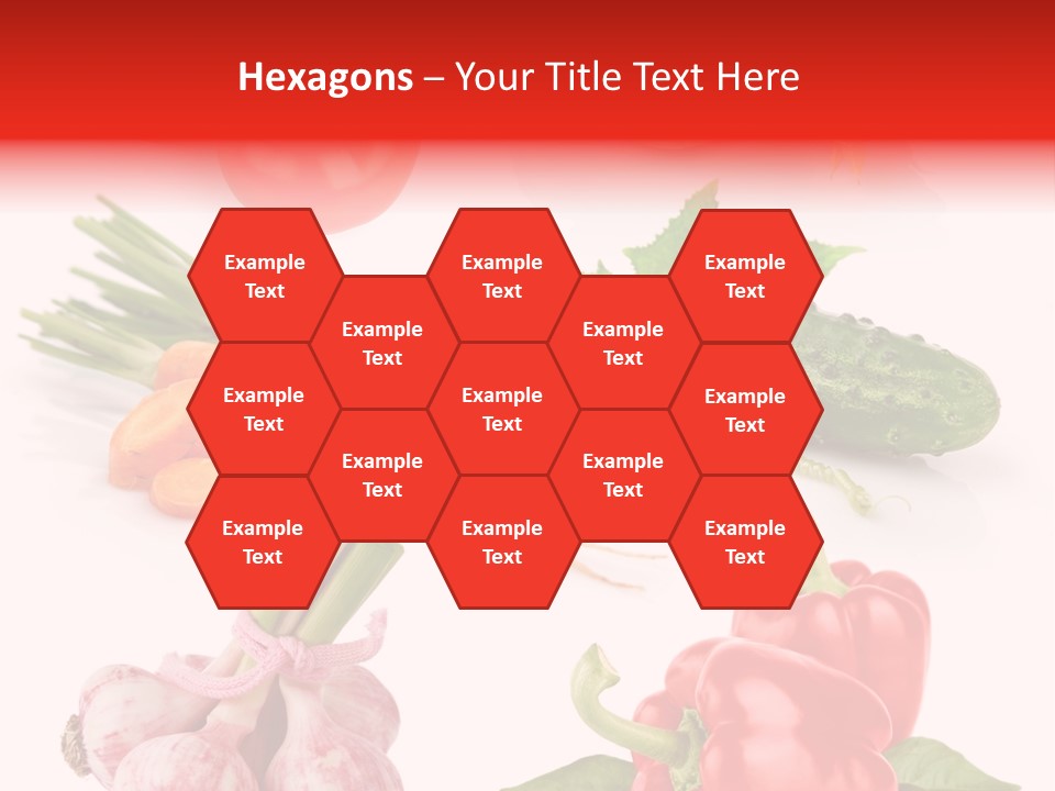 Cucumber Many Ripe PowerPoint Template