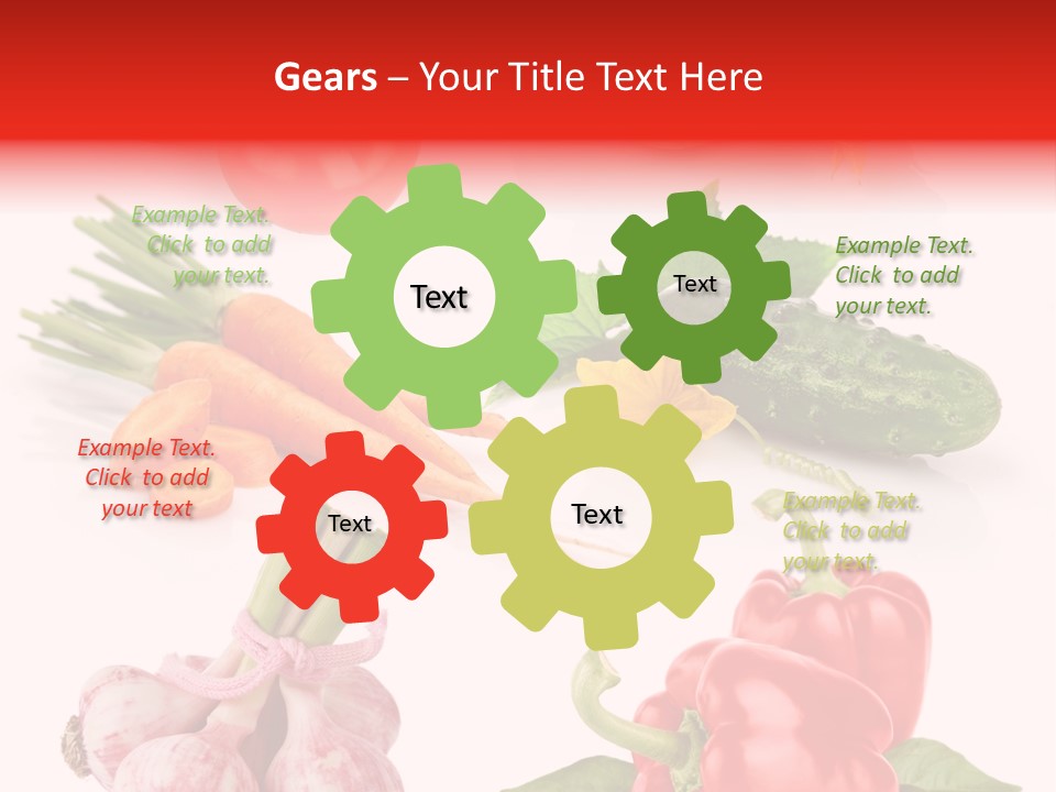 Cucumber Many Ripe PowerPoint Template