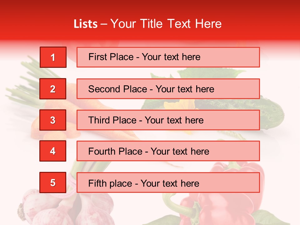 Cucumber Many Ripe PowerPoint Template