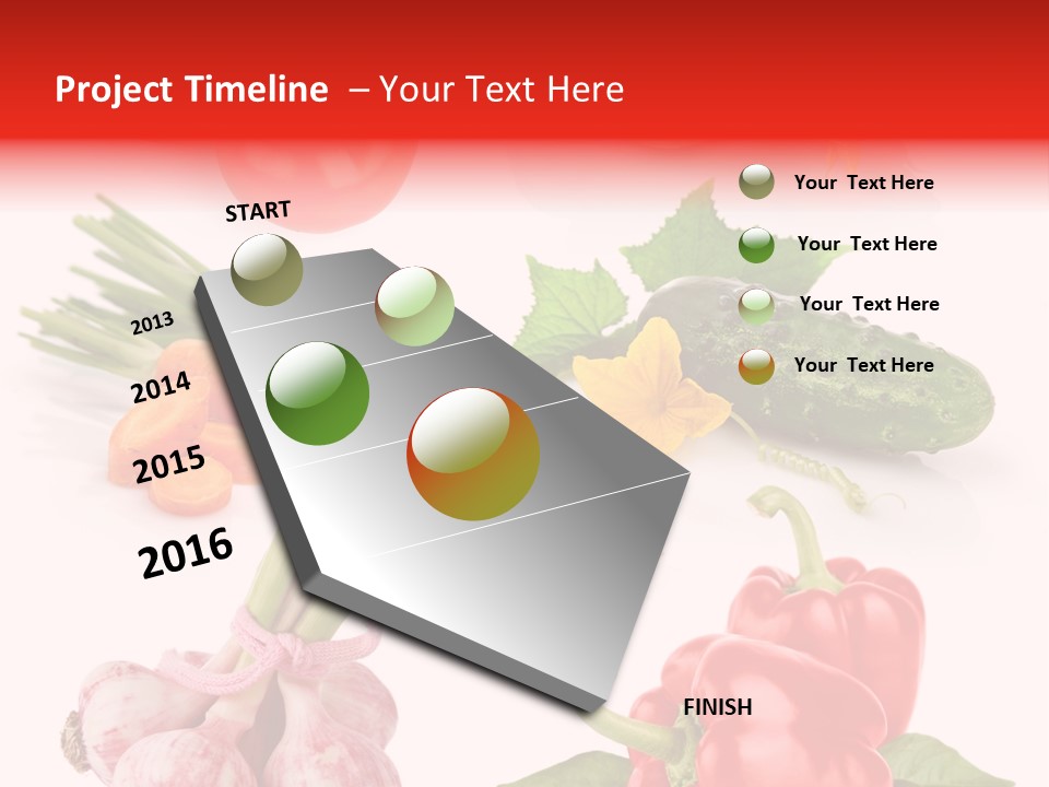 Cucumber Many Ripe PowerPoint Template