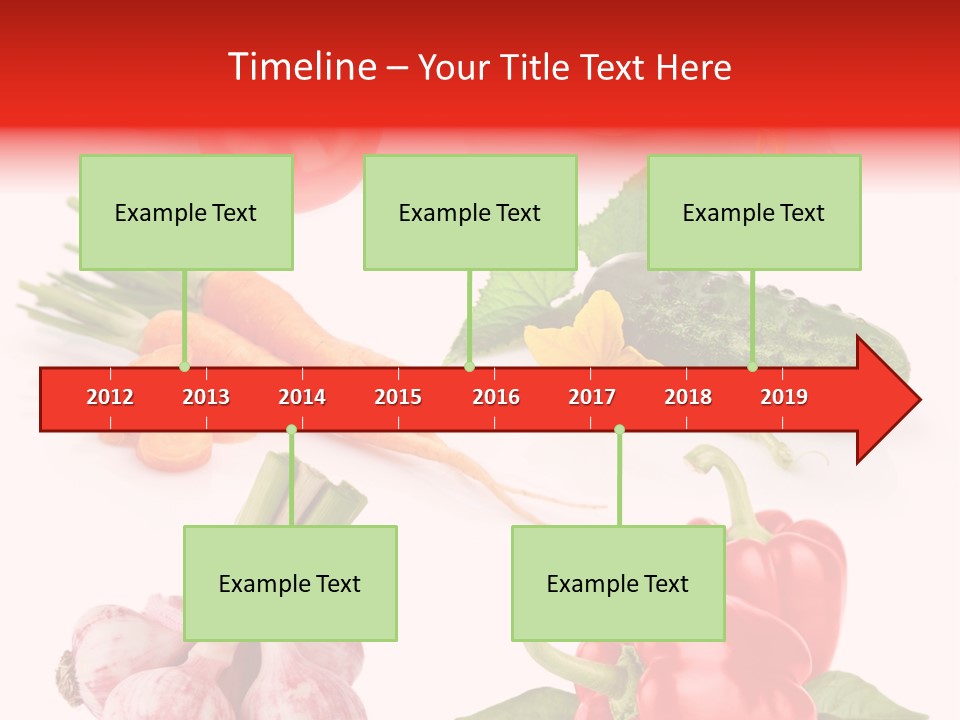 Cucumber Many Ripe PowerPoint Template
