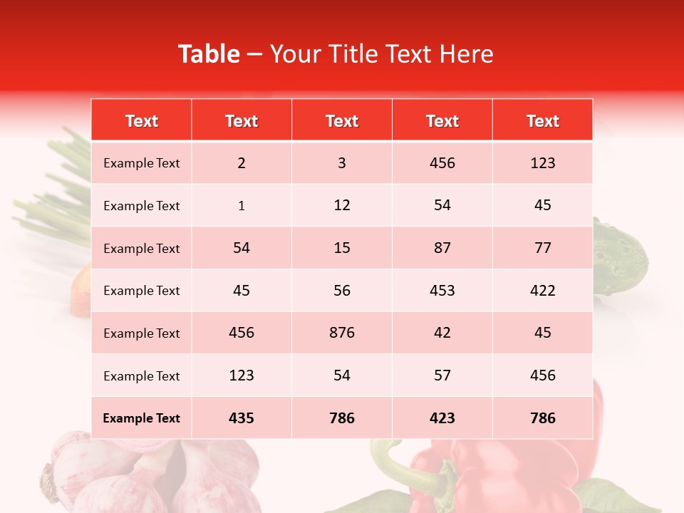 Cucumber Many Ripe PowerPoint Template