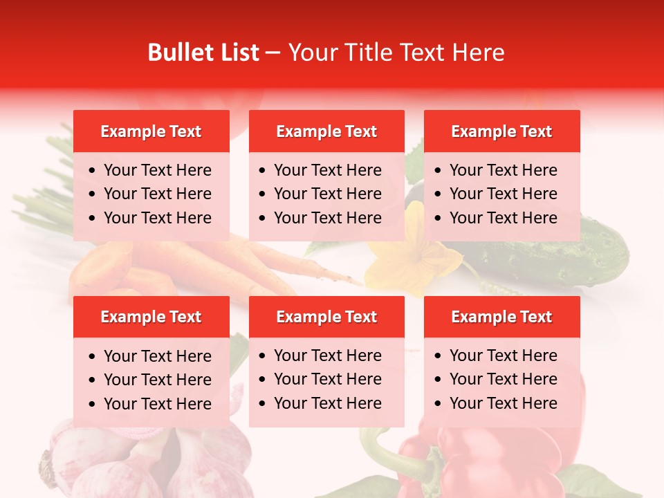 Cucumber Many Ripe PowerPoint Template