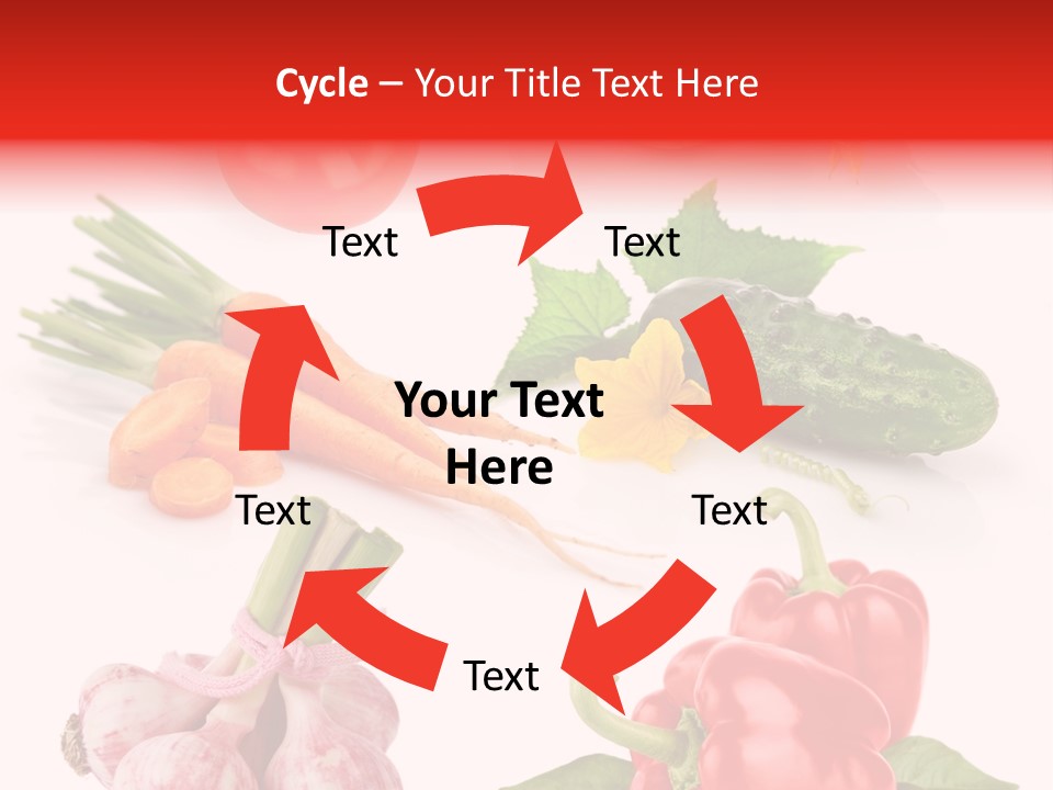 Cucumber Many Ripe PowerPoint Template