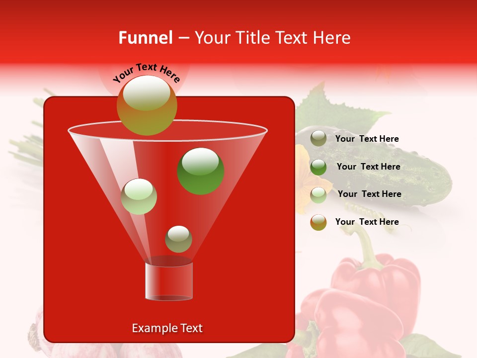 Cucumber Many Ripe PowerPoint Template