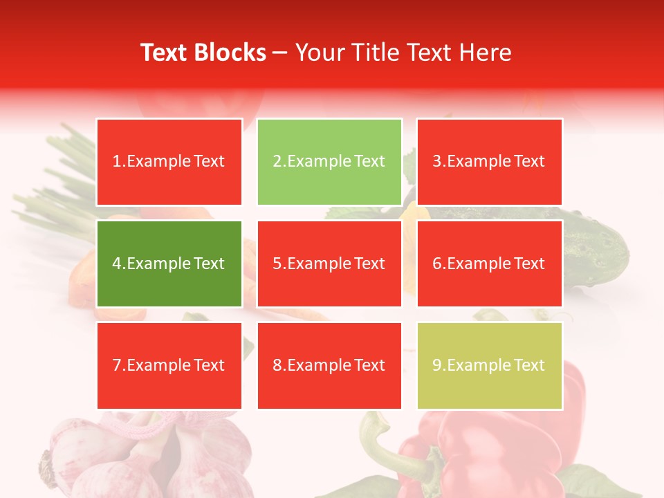 Cucumber Many Ripe PowerPoint Template