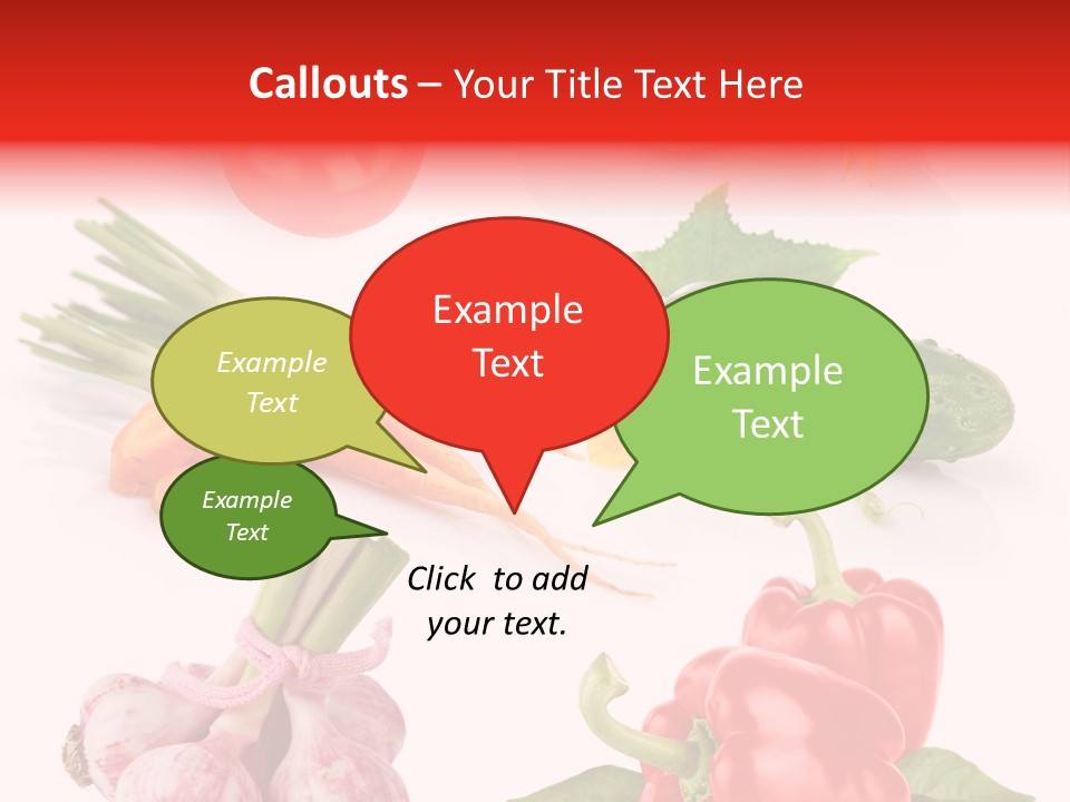 Cucumber Many Ripe PowerPoint Template