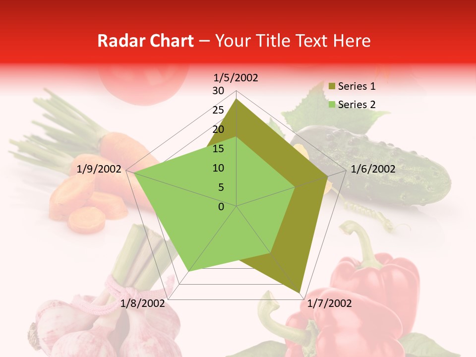 Cucumber Many Ripe PowerPoint Template