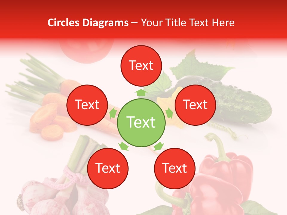 Cucumber Many Ripe PowerPoint Template