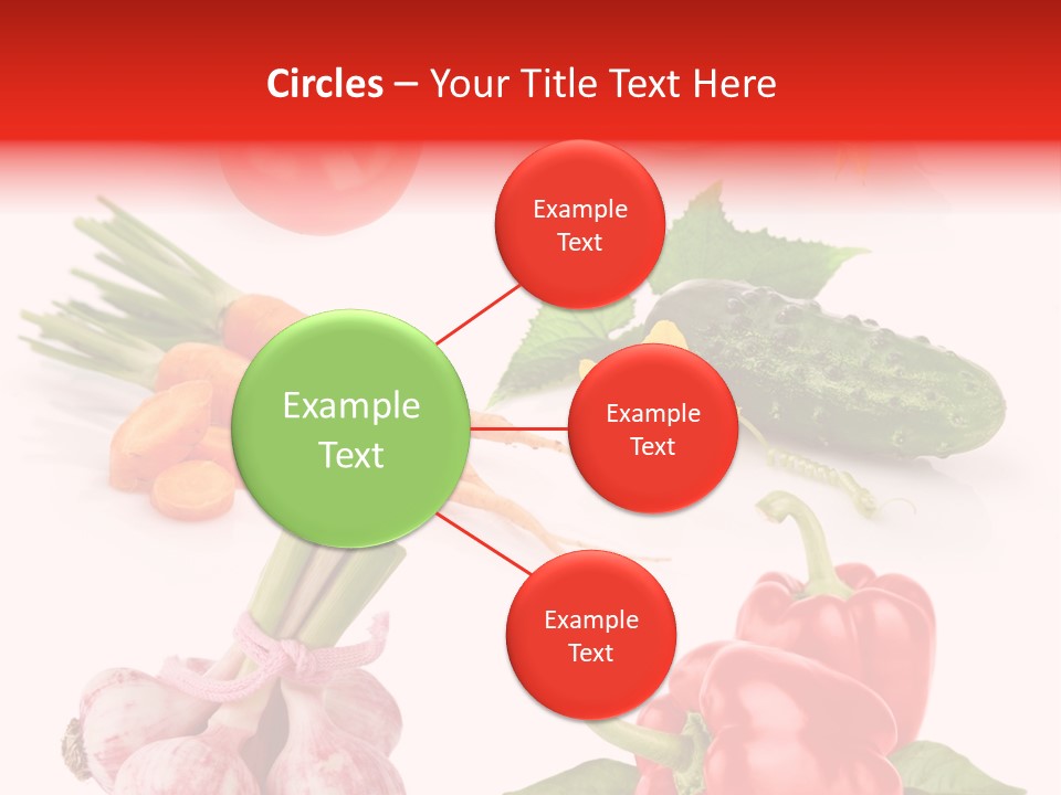 Cucumber Many Ripe PowerPoint Template