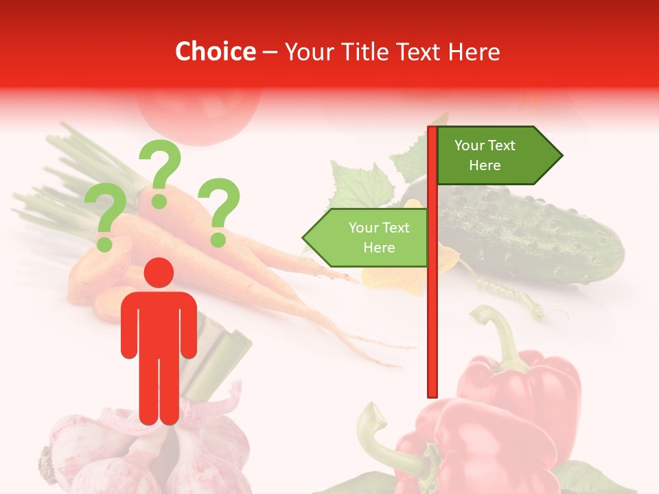 Cucumber Many Ripe PowerPoint Template