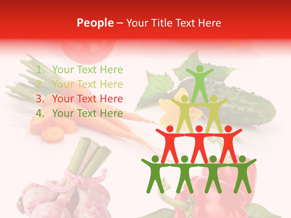 Cucumber Many Ripe PowerPoint Template