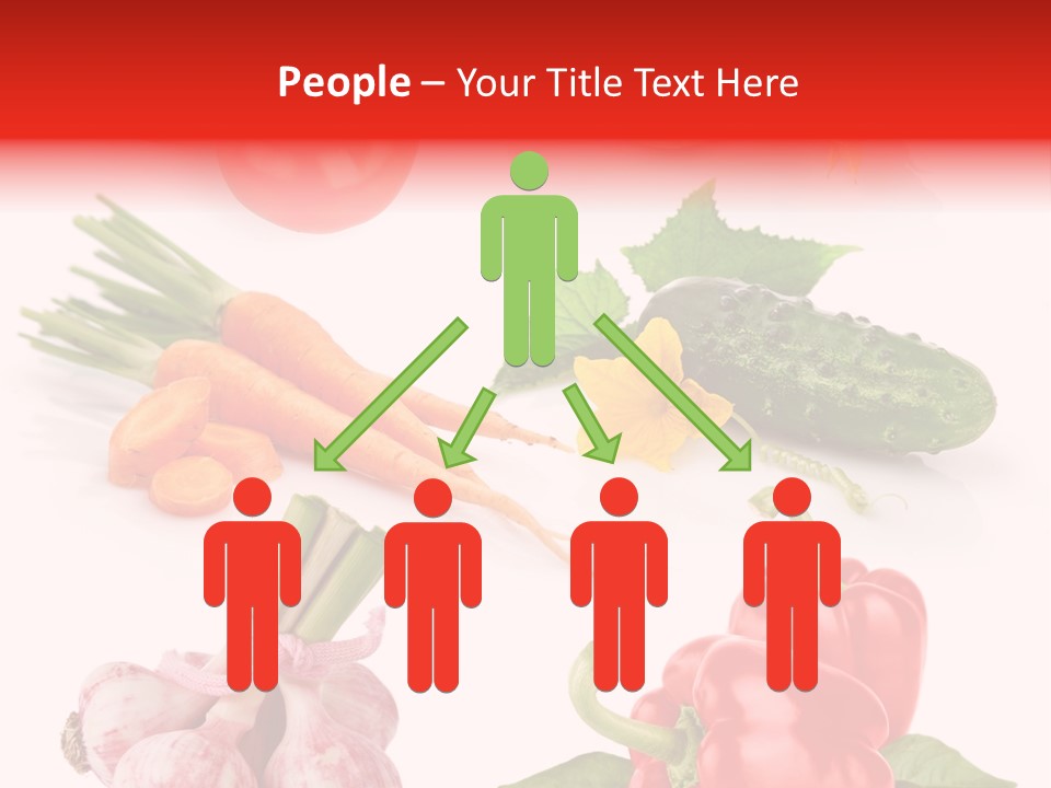 Cucumber Many Ripe PowerPoint Template