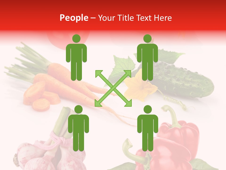 Cucumber Many Ripe PowerPoint Template