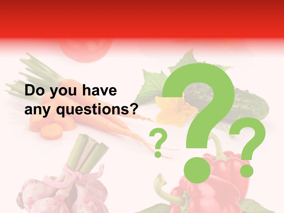 Cucumber Many Ripe PowerPoint Template