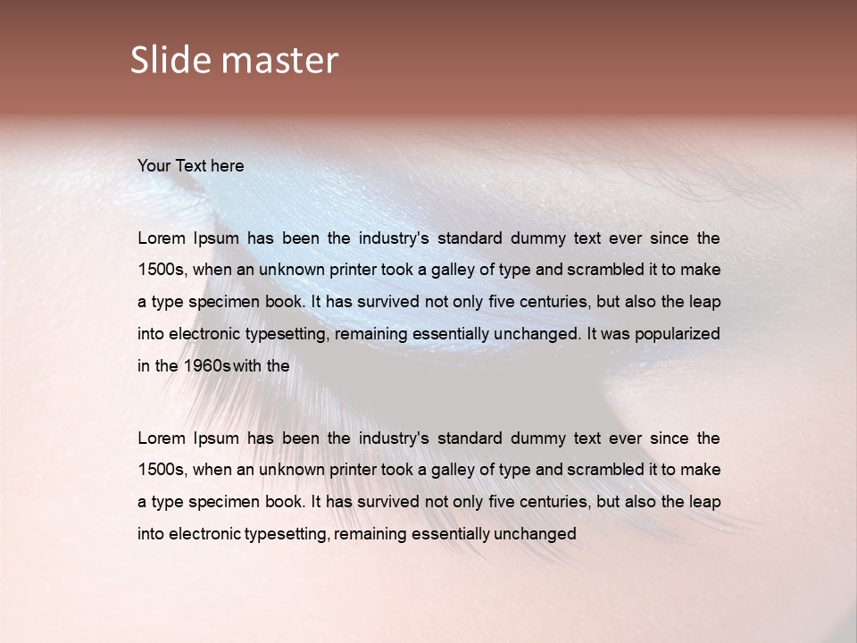 Shine Female Cosmetic PowerPoint Template